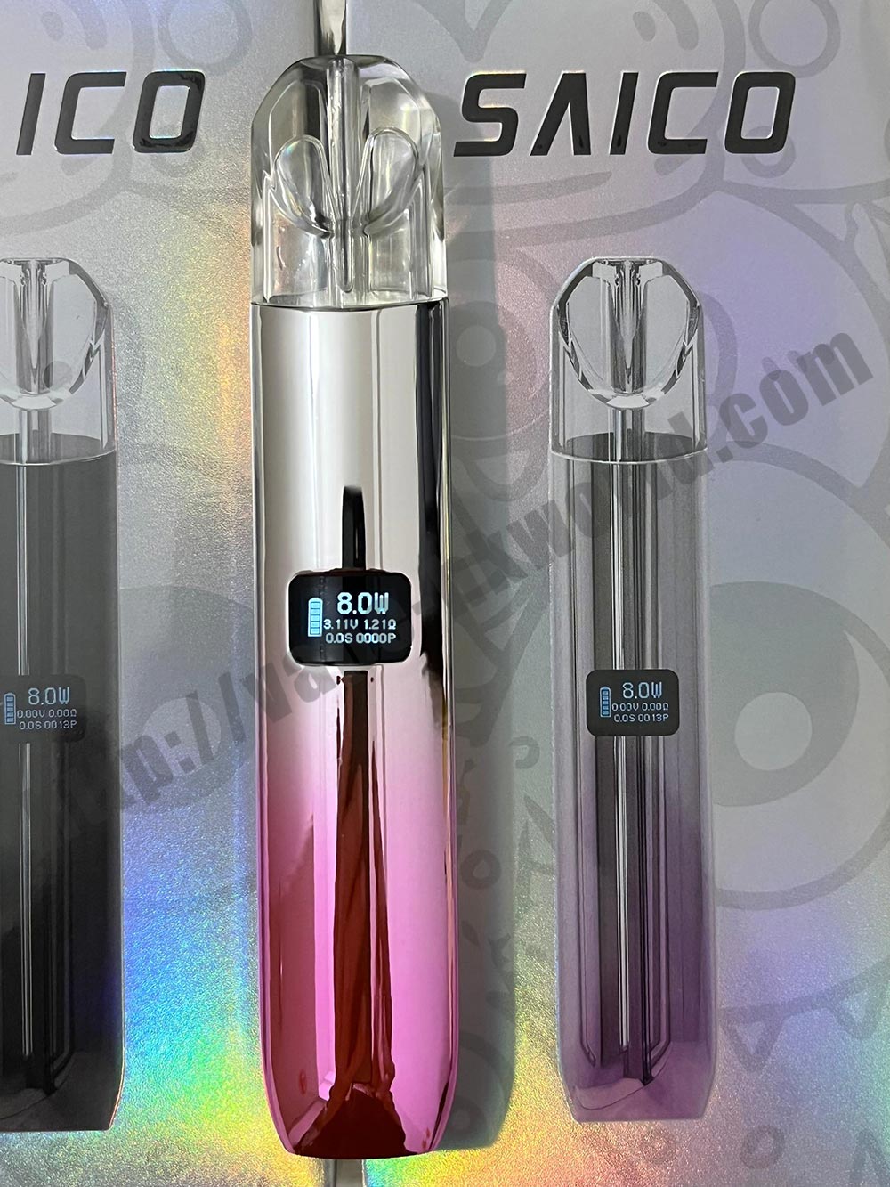 Saico 炫刻一代 電子煙機 (顯示屏)(420mah)(8w–10w 輸出) 7 Vape Hk Saico 3